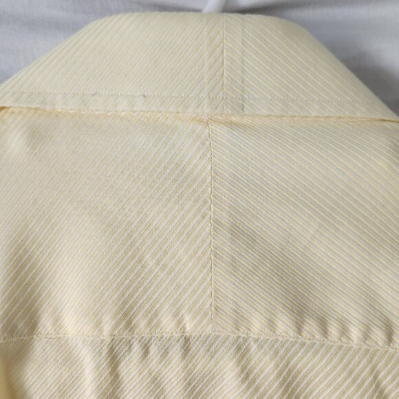 Jack Lypson Signature Shirt 16 L Yellow 100% Cotton Made in Canada 🎉 Host Pick! - Picture 8 of 9